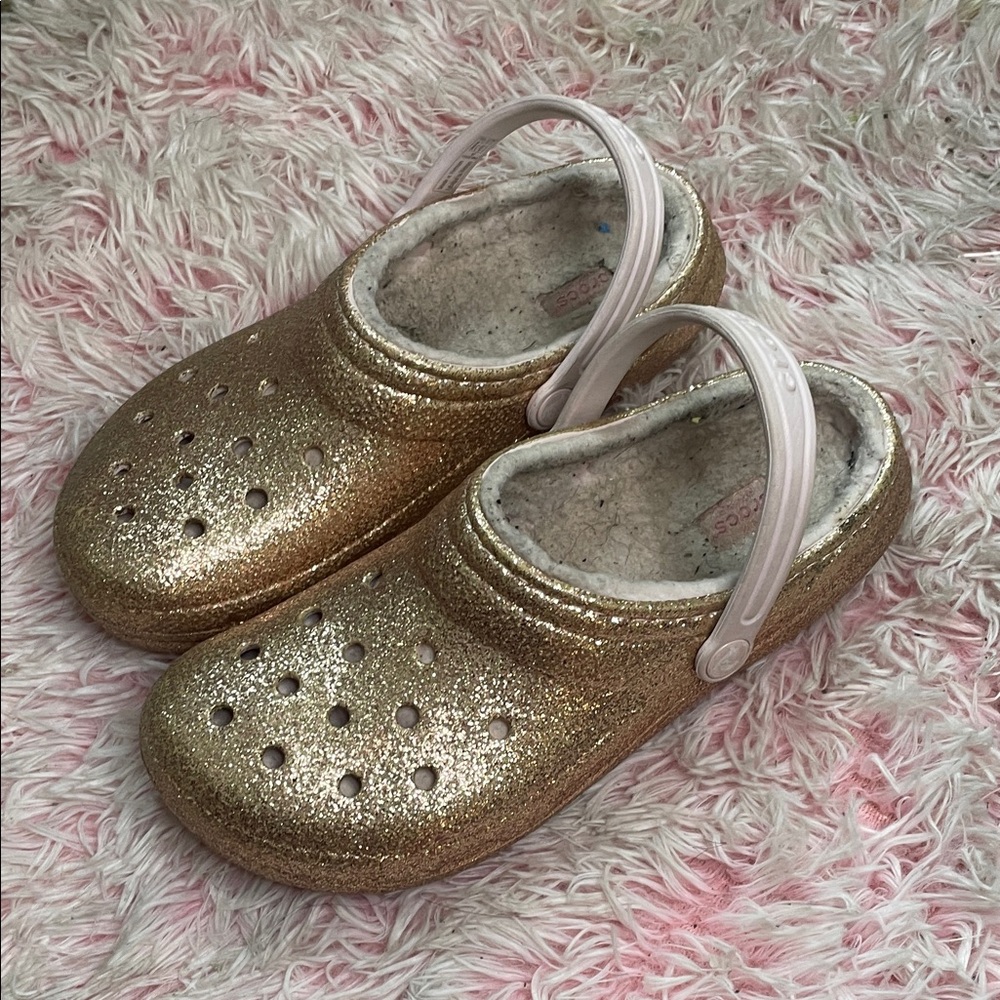 Glitter crocs